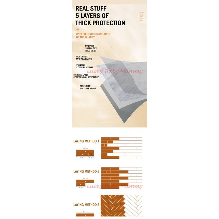 Flooring PVC Self-Adhesive Stickers