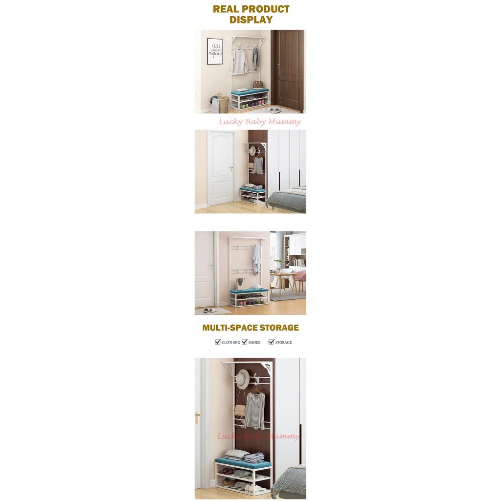 Steel Shoe Rack Bench