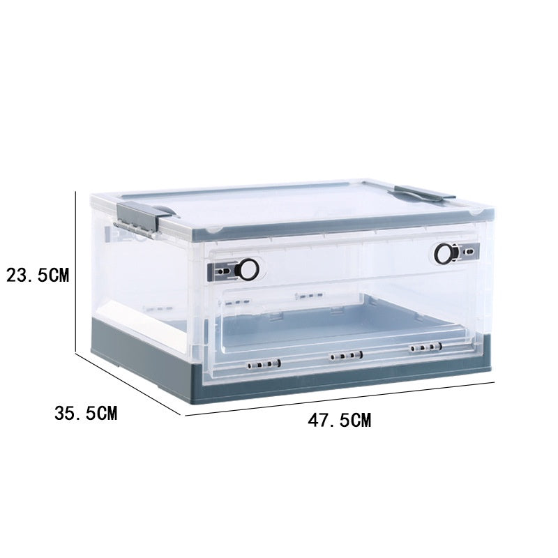 Heighten Plastic Foldable Stackable Storage Box