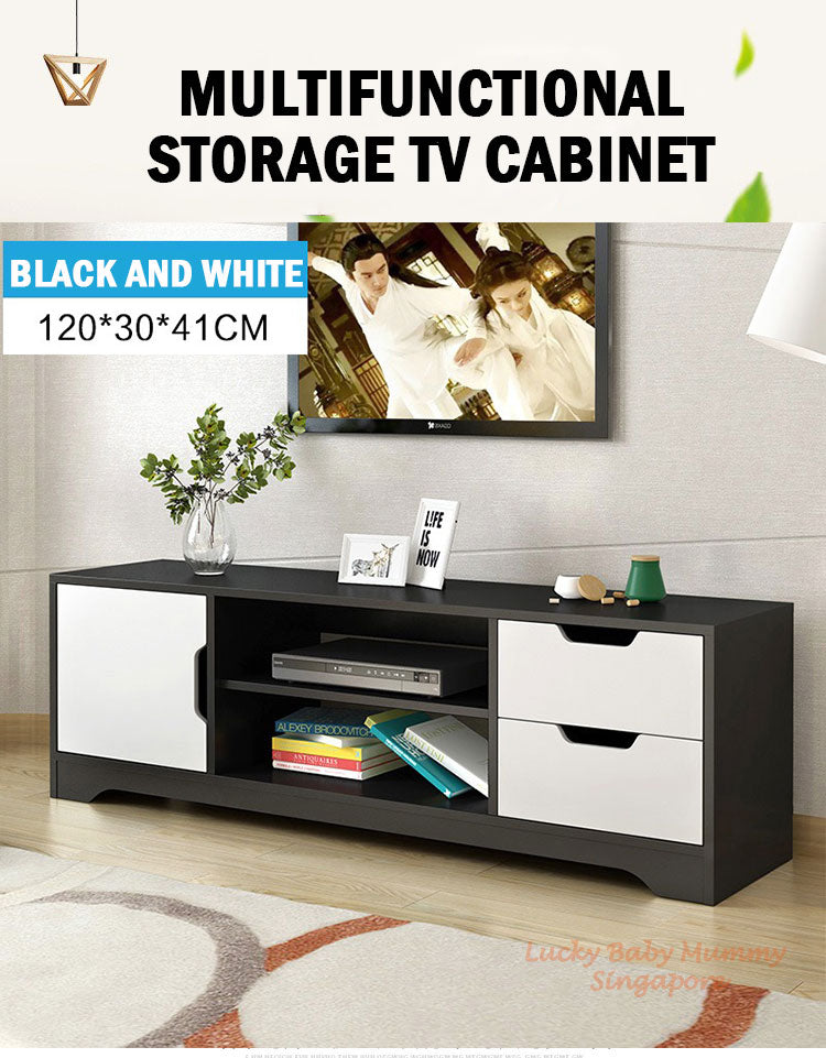 TV Console Cabinet with Drawers Storage