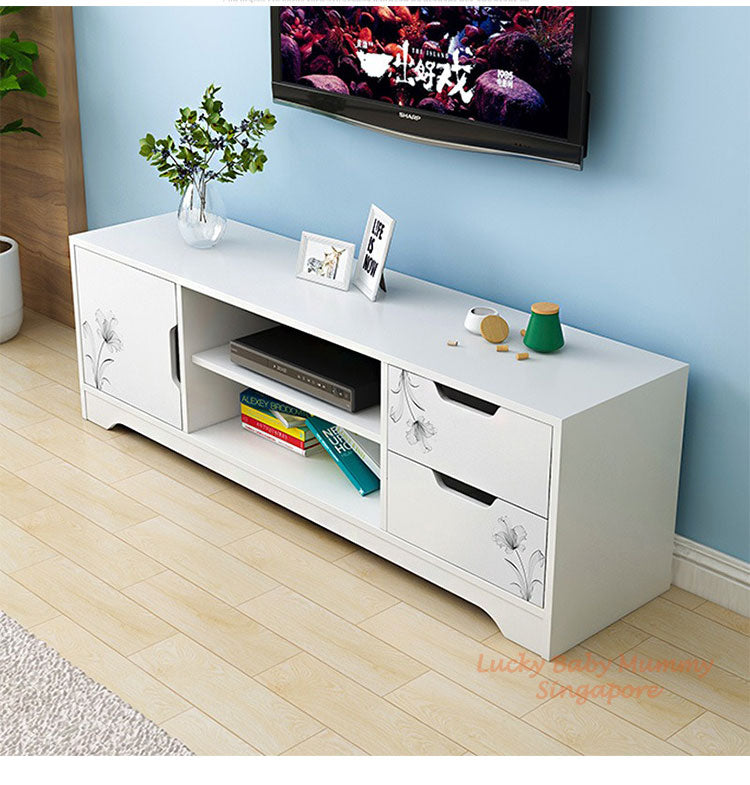 TV Console Cabinet with Drawers Storage