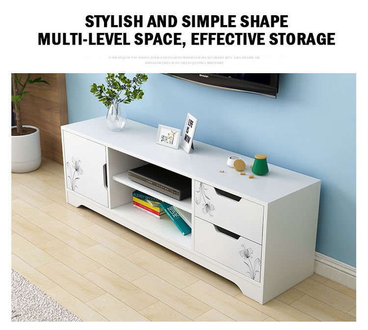 TV Console Cabinet with Drawers Storage