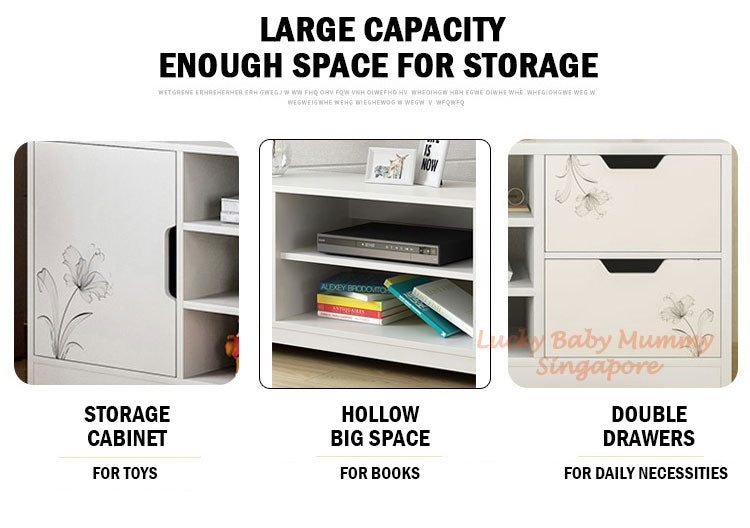 TV Console Cabinet with Drawers Storage