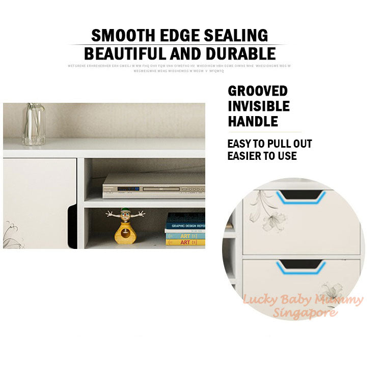 TV Console Cabinet with Drawers Storage