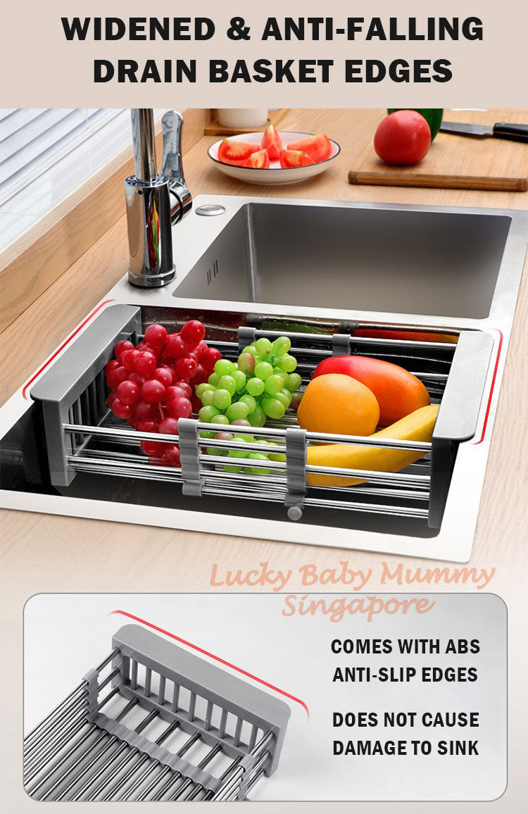 Stainless Steel Extendable Dish Drainer