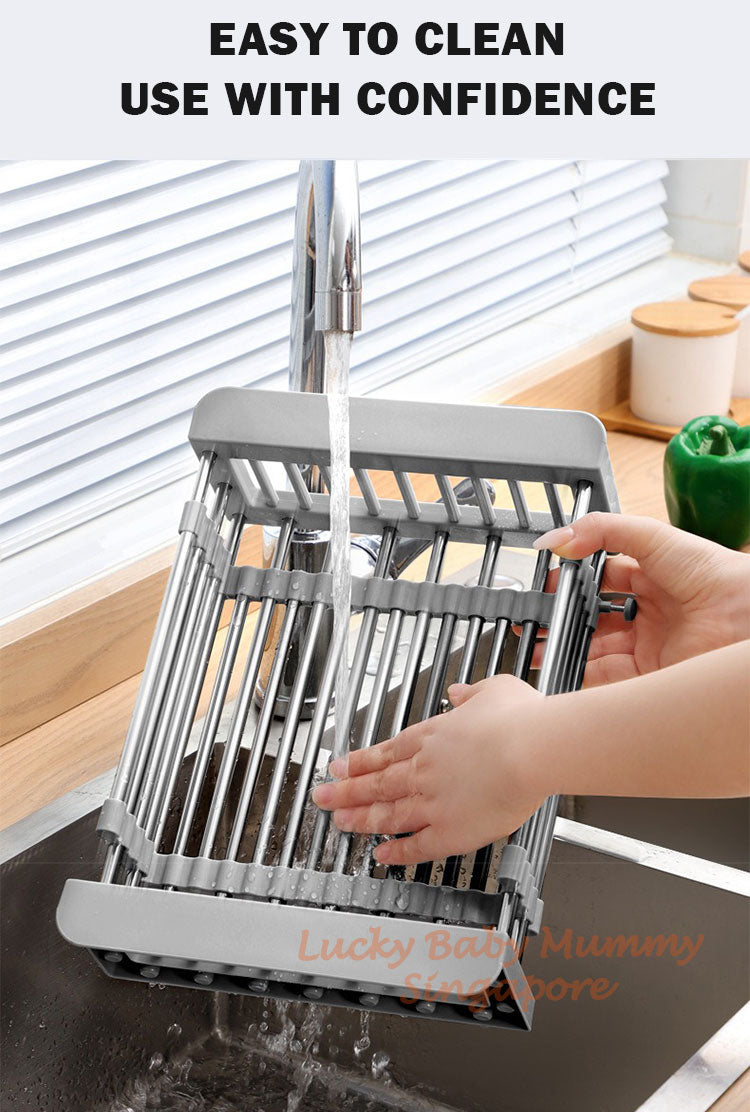 Stainless Steel Extendable Dish Drainer
