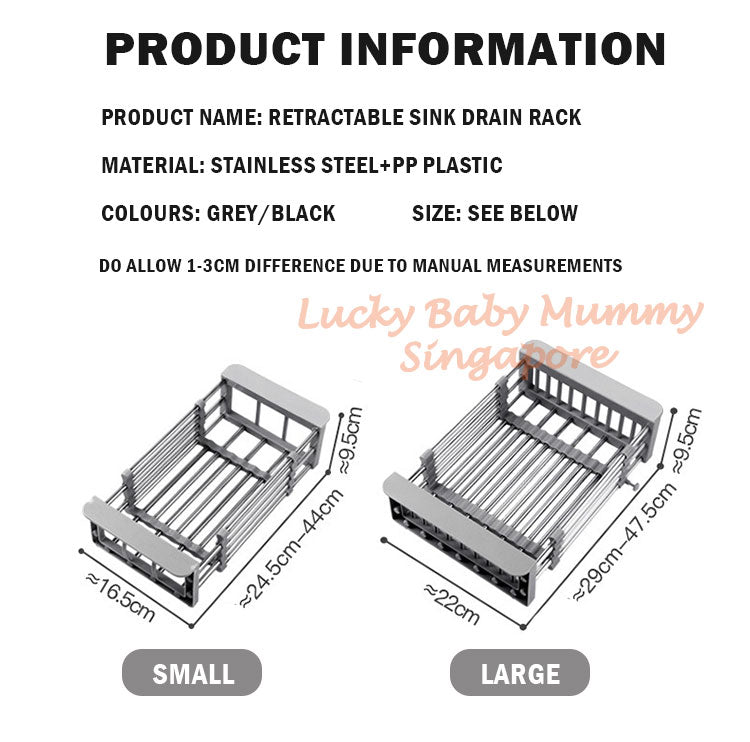 Stainless Steel Extendable Dish Drainer