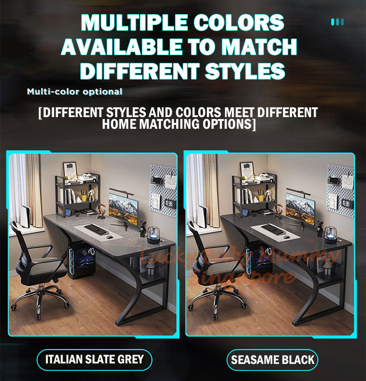 Curved Frame E-sport Style Computer Table