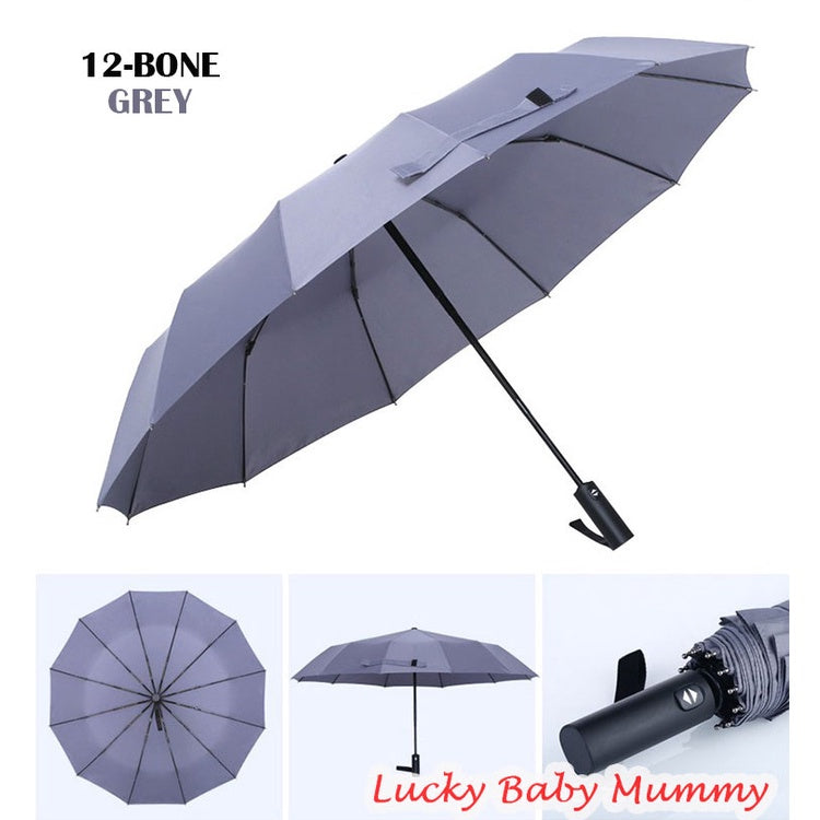 12 Ribs Automatic Opening Umbrella