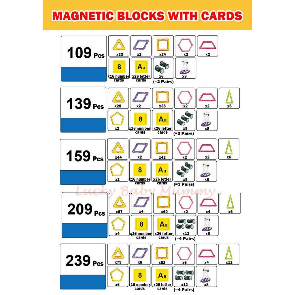 3D Magnetic Building Blocks