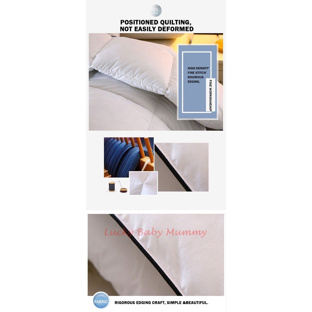 【HILTON Pillow and Quilt】 5 Star Hotel Fabric Mattress