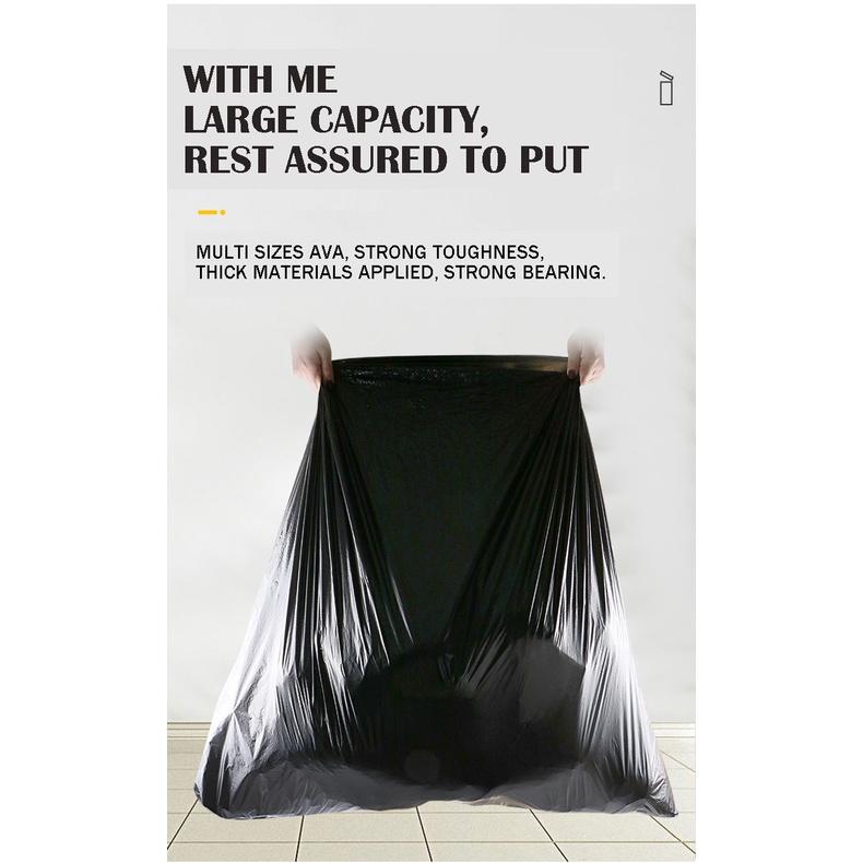 BLACK and Food Waste Large Plastic Dustbin Liners