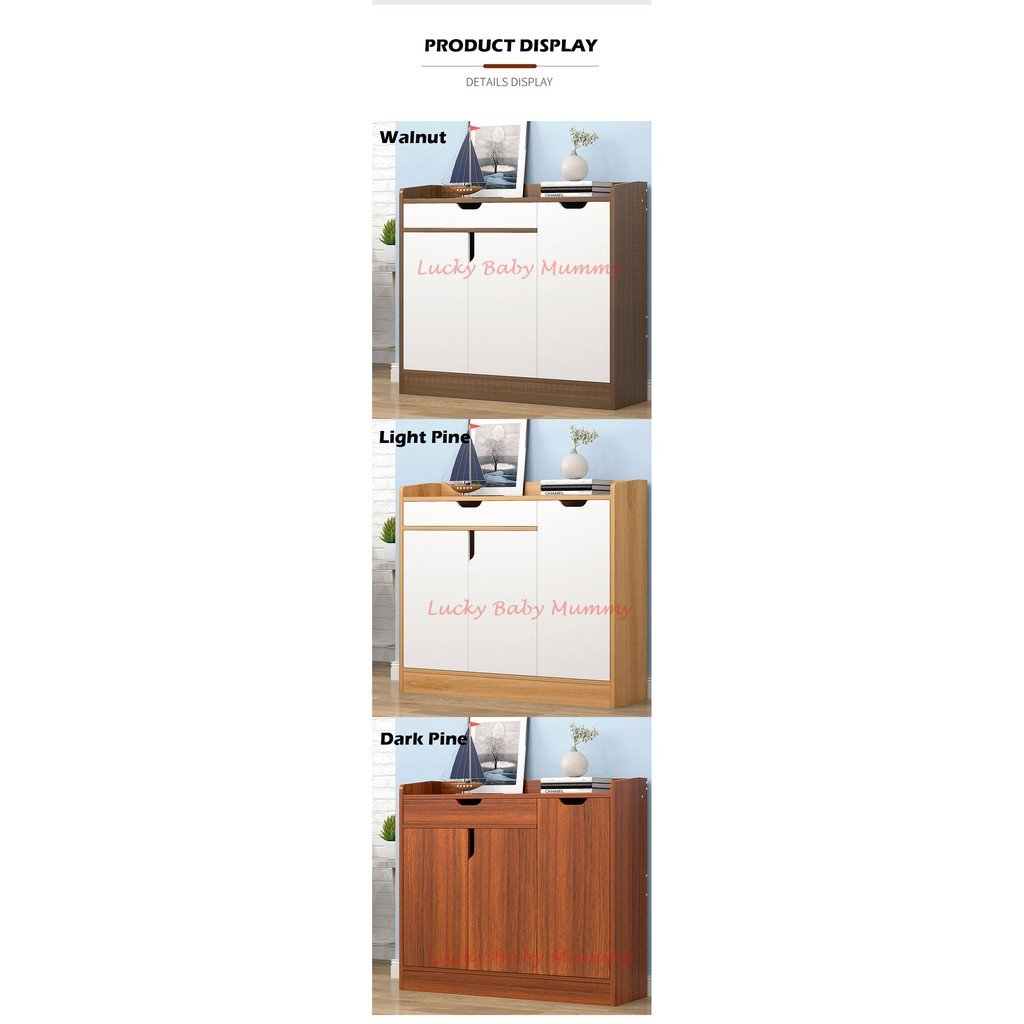 Minimalist Shoe Wood Cabinet