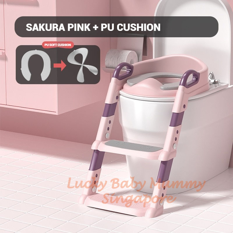 Foldable Toddler Potty Training Seat/Ladder