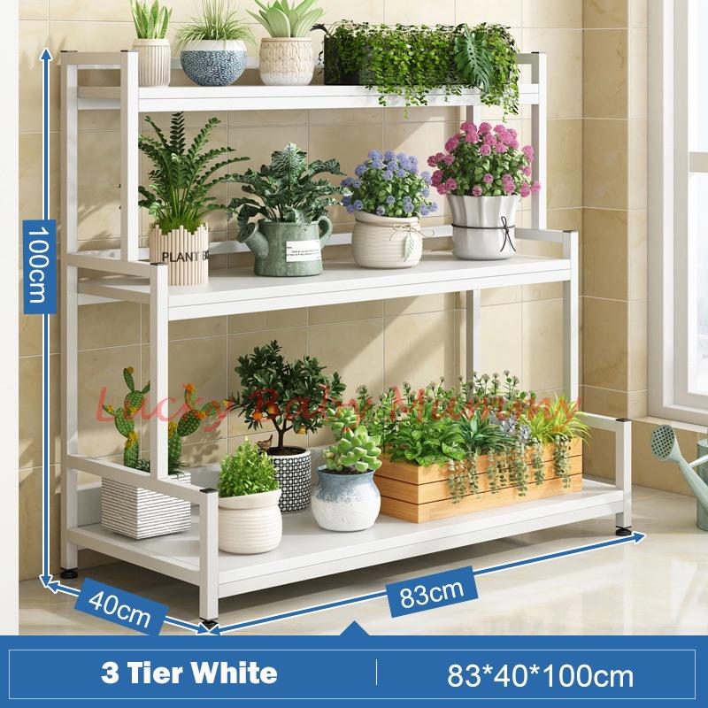 Trapezoid Metal Plant Rack