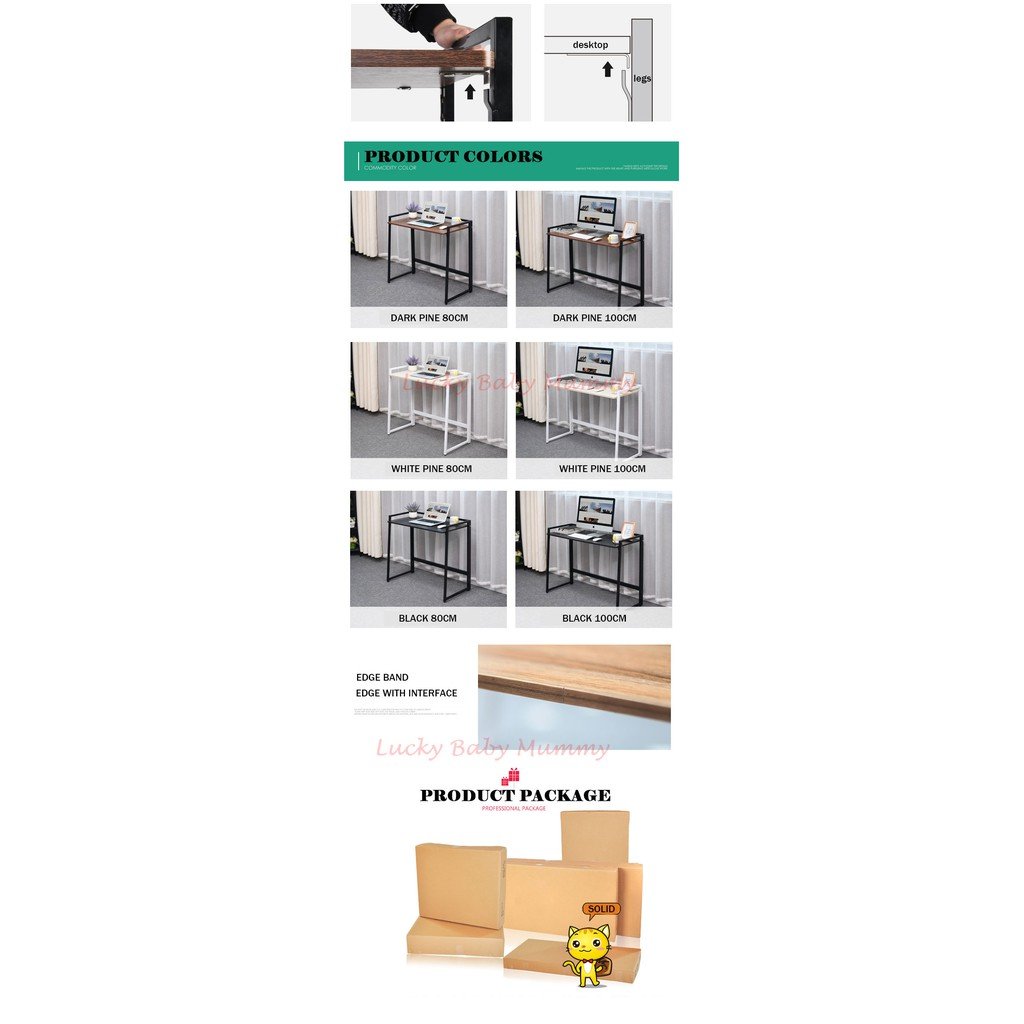 Foldable Computer Table
