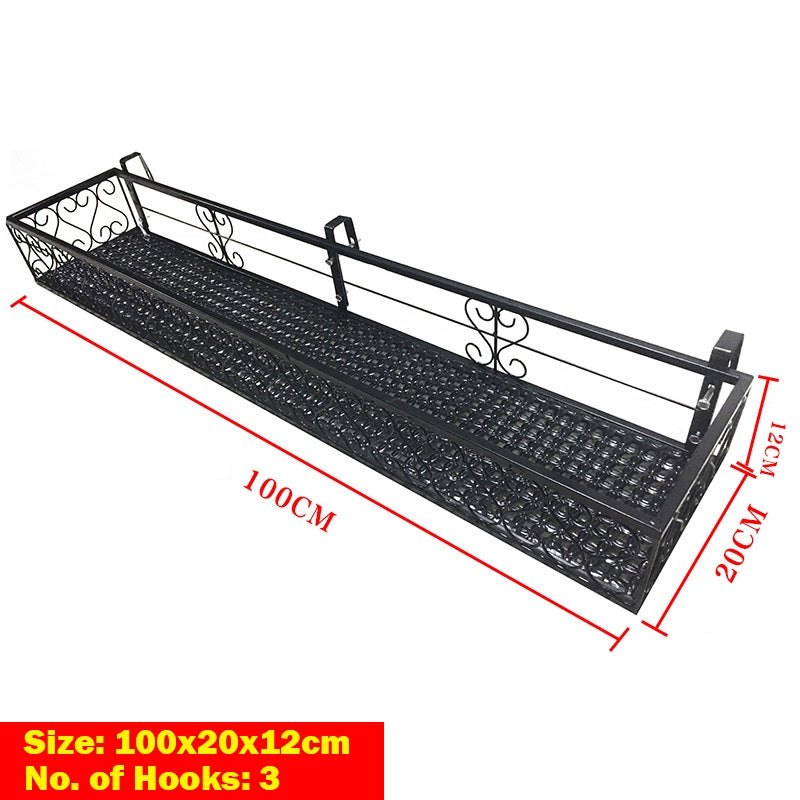 Steel Flower Potted Pot Plant Rack