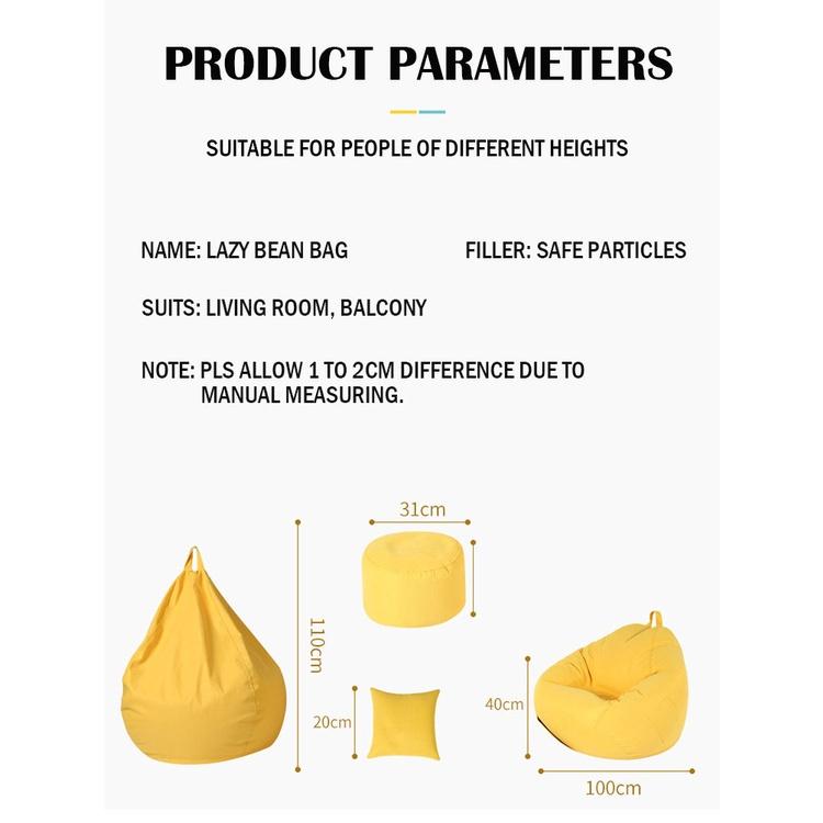 【Type B】Beanbag Sofa Chair