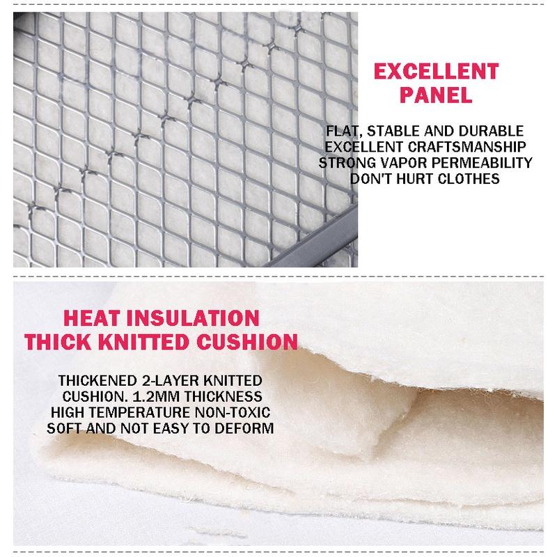 Standing Ironing Board with Premium Board Cover and Iron Rest