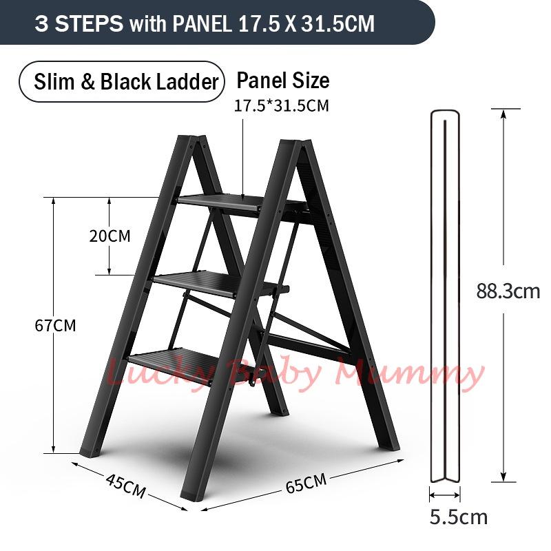 Aviation Step Ladder - 3/4/5 Steps