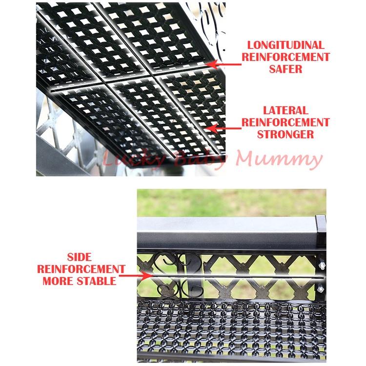 Steel Flower Potted Pot Plant Rack