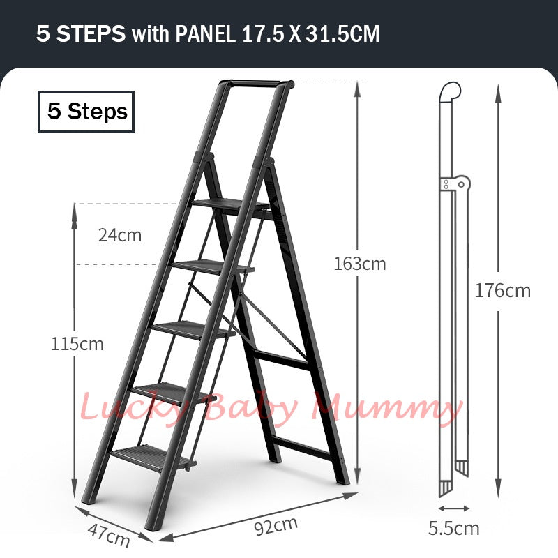 Aviation Step Ladder - 3/4/5 Steps