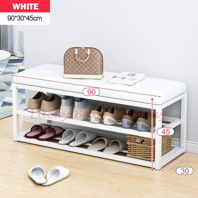 Steel Shoe Rack Bench