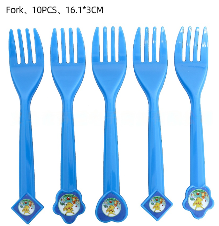 【Blue Series】Pokemon Party Supplies / Pokemon Theme Party Decoration / Event Kit / Birthday Ornament