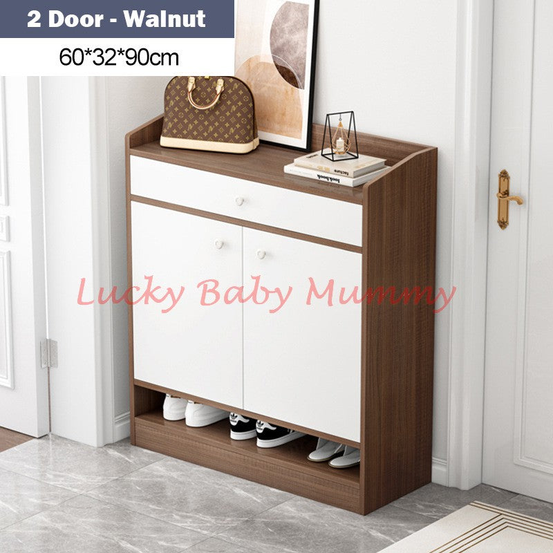 Minimalist Shoe Wood Cabinet