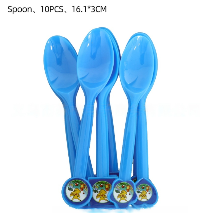 【Blue Series】Pokemon Party Supplies / Pokemon Theme Party Decoration / Event Kit / Birthday Ornament