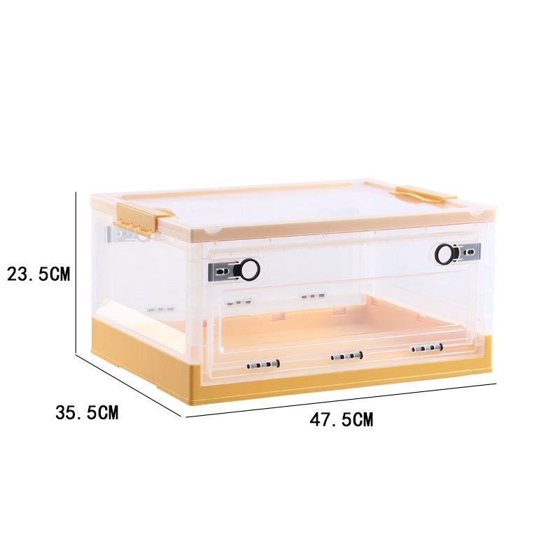 Heighten Plastic Foldable Stackable Storage Box