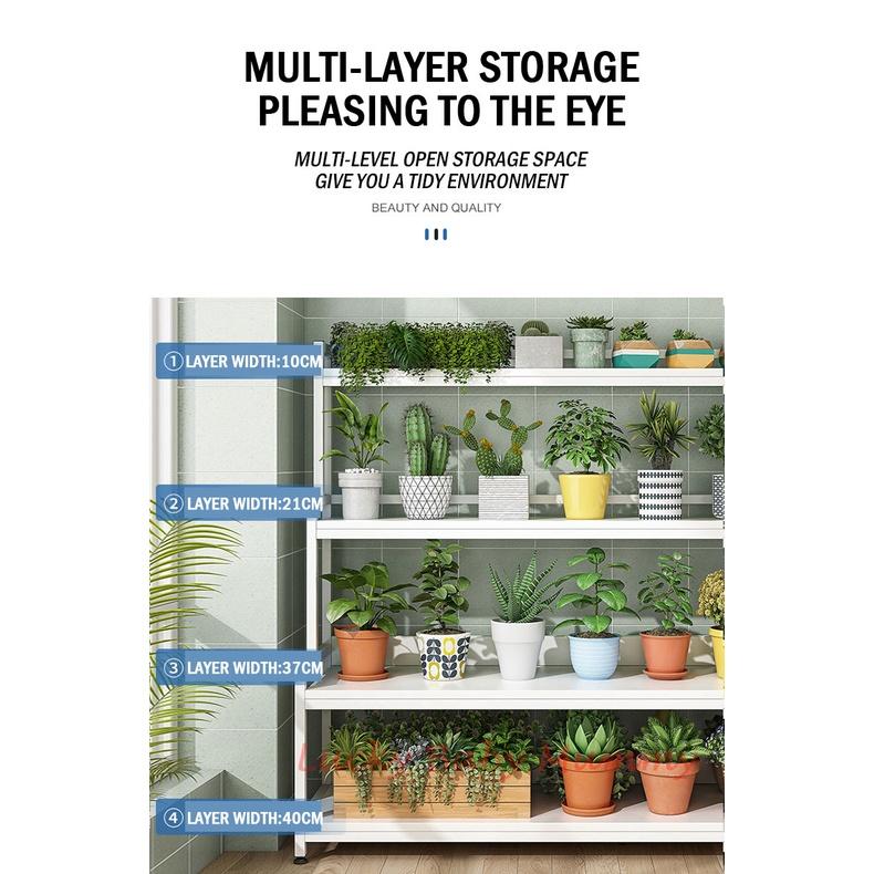 Trapezoid Metal Plant Rack