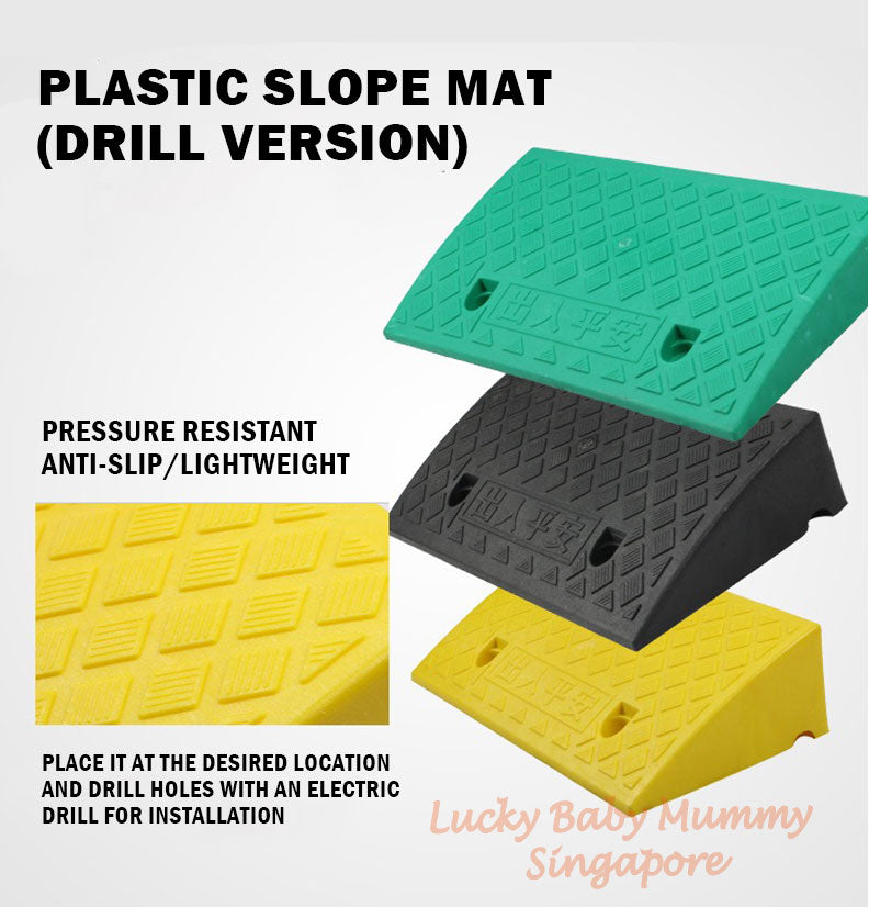 Heavy Duty Curb Ramp Pad for Car Bicycle Motorcycle