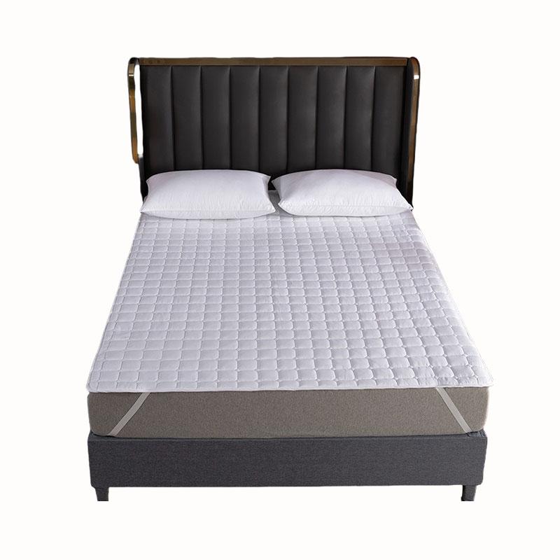 Mattress Protector with Elastic Band 4 Sizes Cotton Topper Household Bedding Washable Breathable Pad