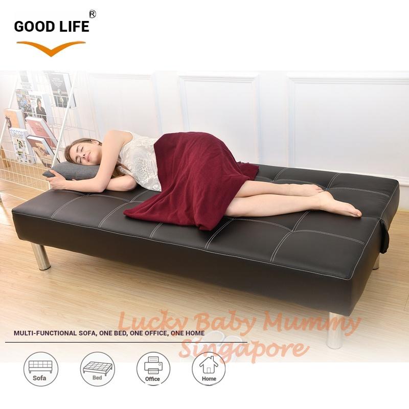 Modern Metal Foldable Sofa Bed With Mattress★ Bedroom Portable Single Bed Frame/bed