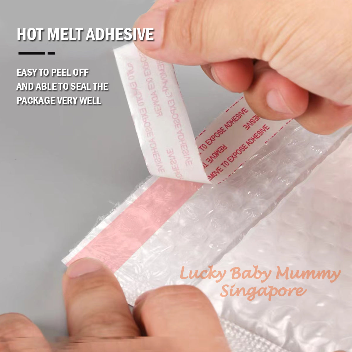 White Bubble Polymailer