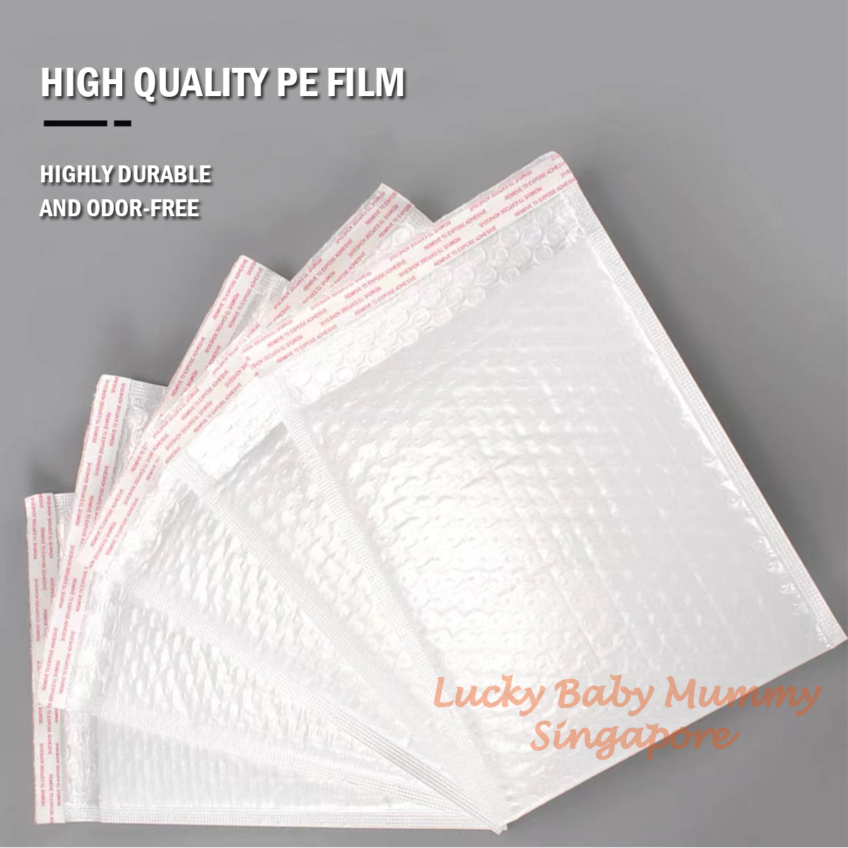 White Bubble Polymailer