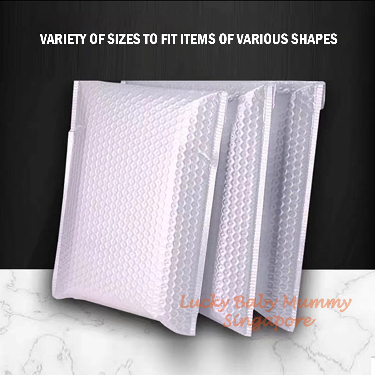 White Bubble Polymailer