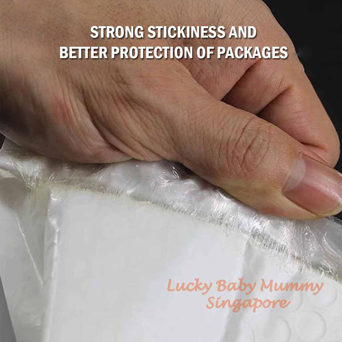 White Bubble Polymailer