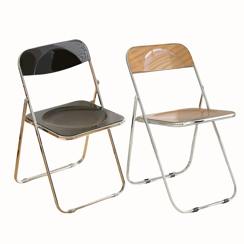 PVC Transparent Crystal Foldable Office Chair