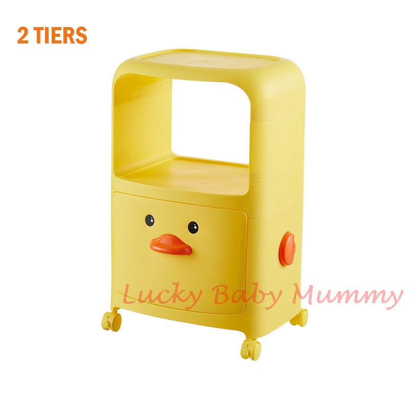 YM518 Yellow Duck Multilayer Storage Shelf Rack