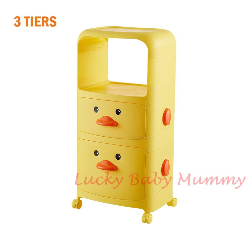 YM518 Yellow Duck Multilayer Storage Shelf Rack