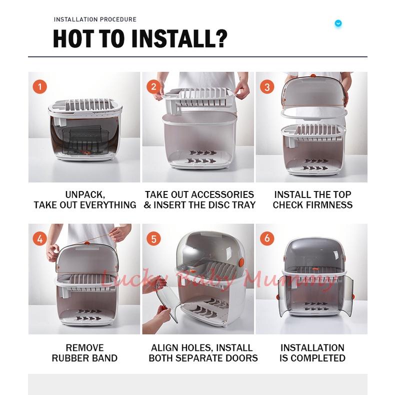 Disinfection Dish Rack