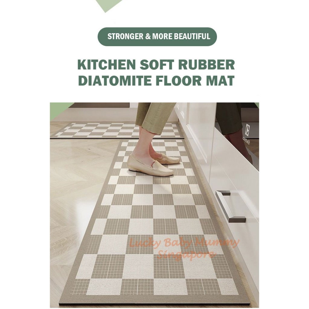 Kitchen Soft Rubber Diatomite Mat