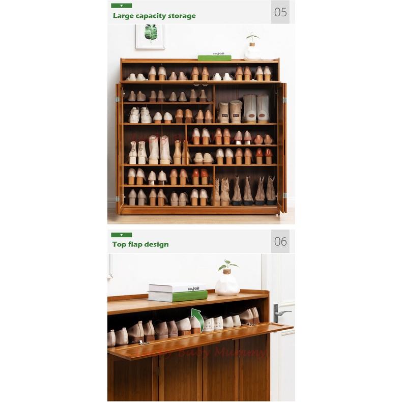 Bamboo Shoe Cabinet