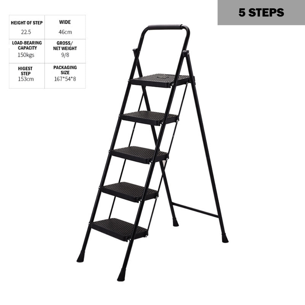 Widening Step Foldable Ladder 3/4/5 Steps
