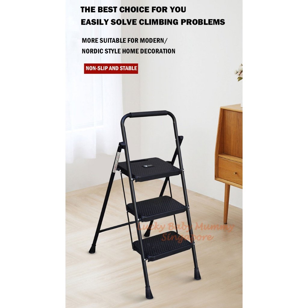 Widening Step Foldable Ladder 3/4/5 Steps