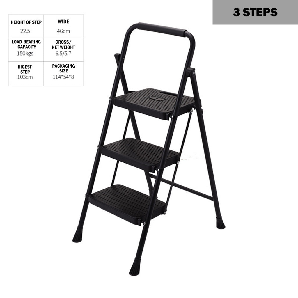 Widening Step Foldable Ladder 3/4/5 Steps