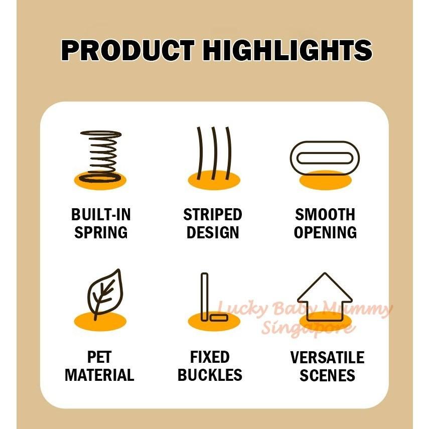 Auto Lifting Striped Tissue Box