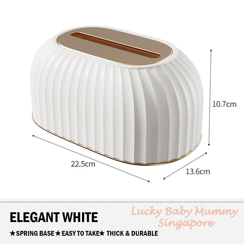 Auto Lifting Striped Tissue Box